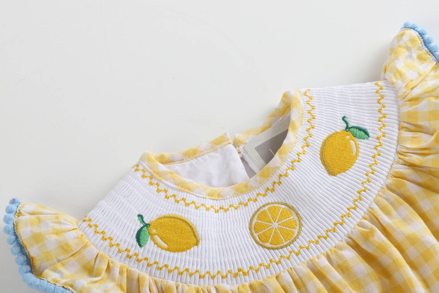 Little Lemon Love Smocked Romper