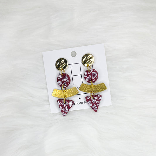 HD Aztec Line Earrings