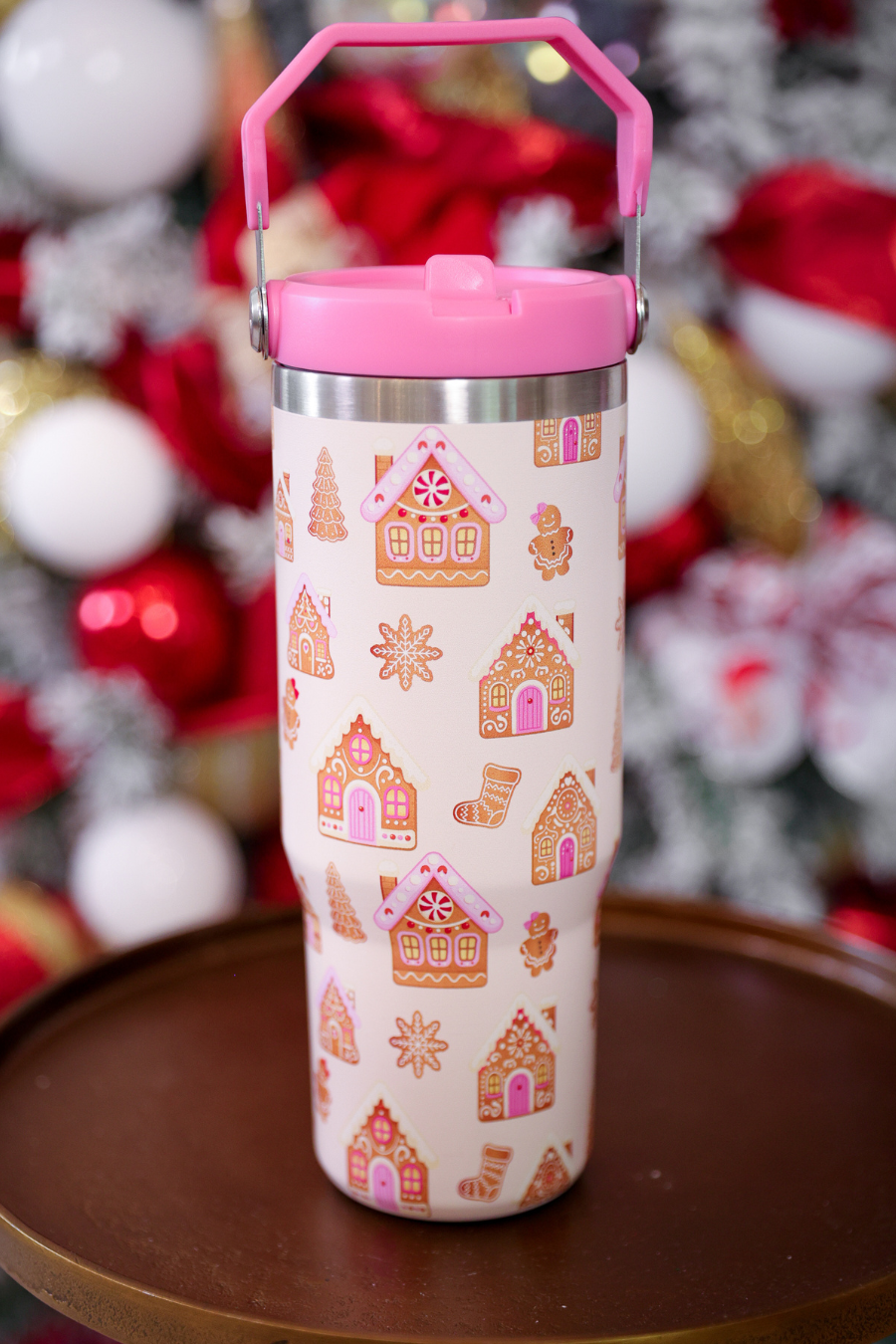 The Gingerbread Wonderland Travel Tumbler