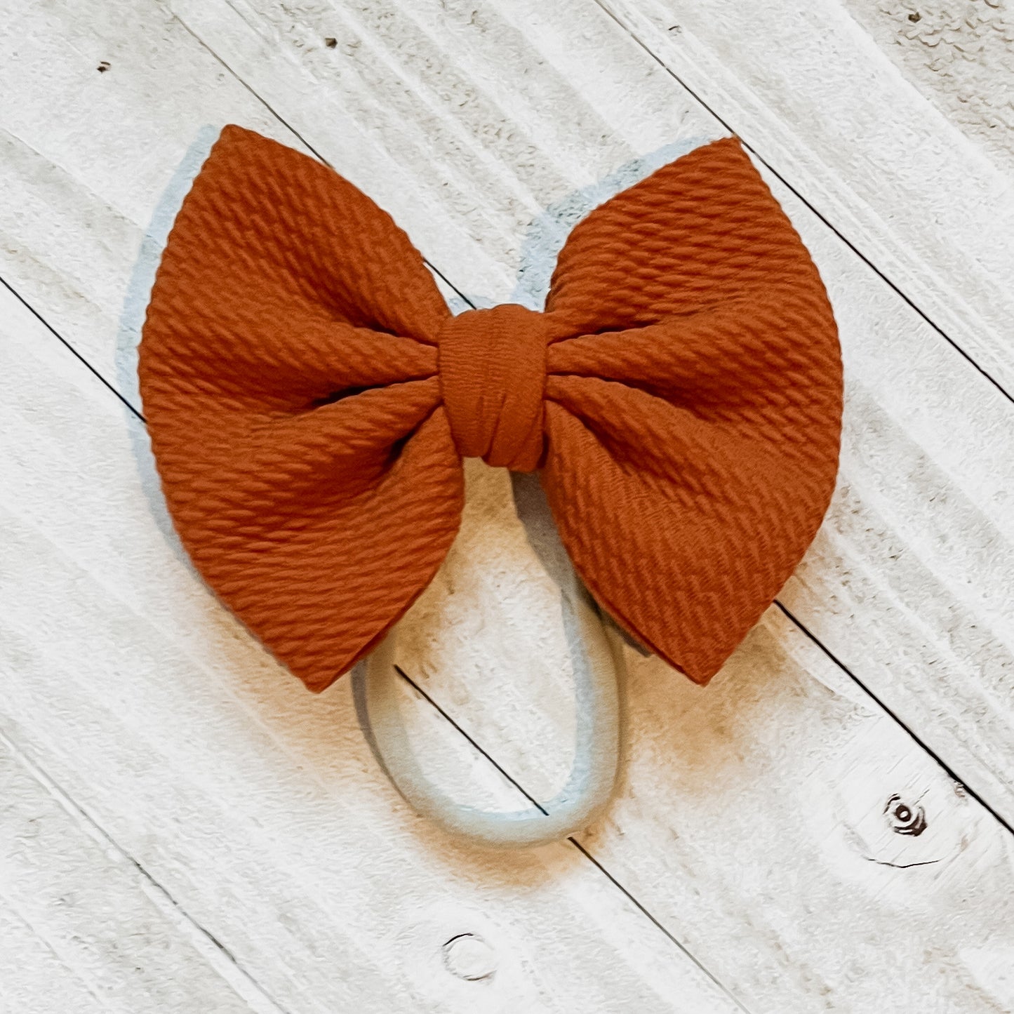 Mini Nylon Bow Stretchy Headband