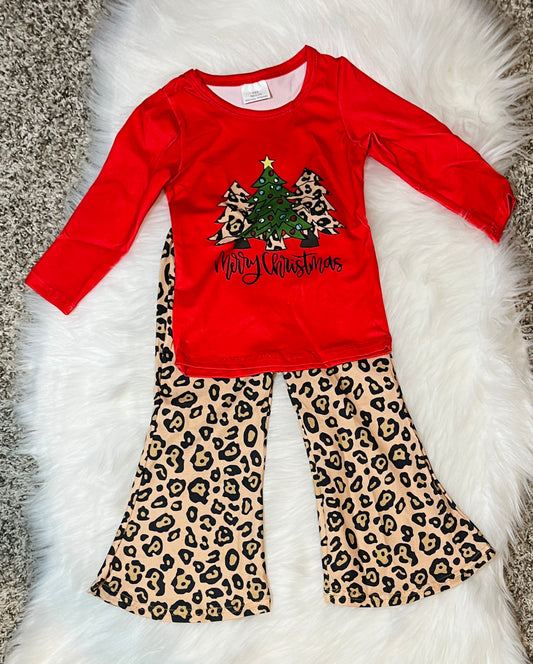 Leopard Christmas Tree Set