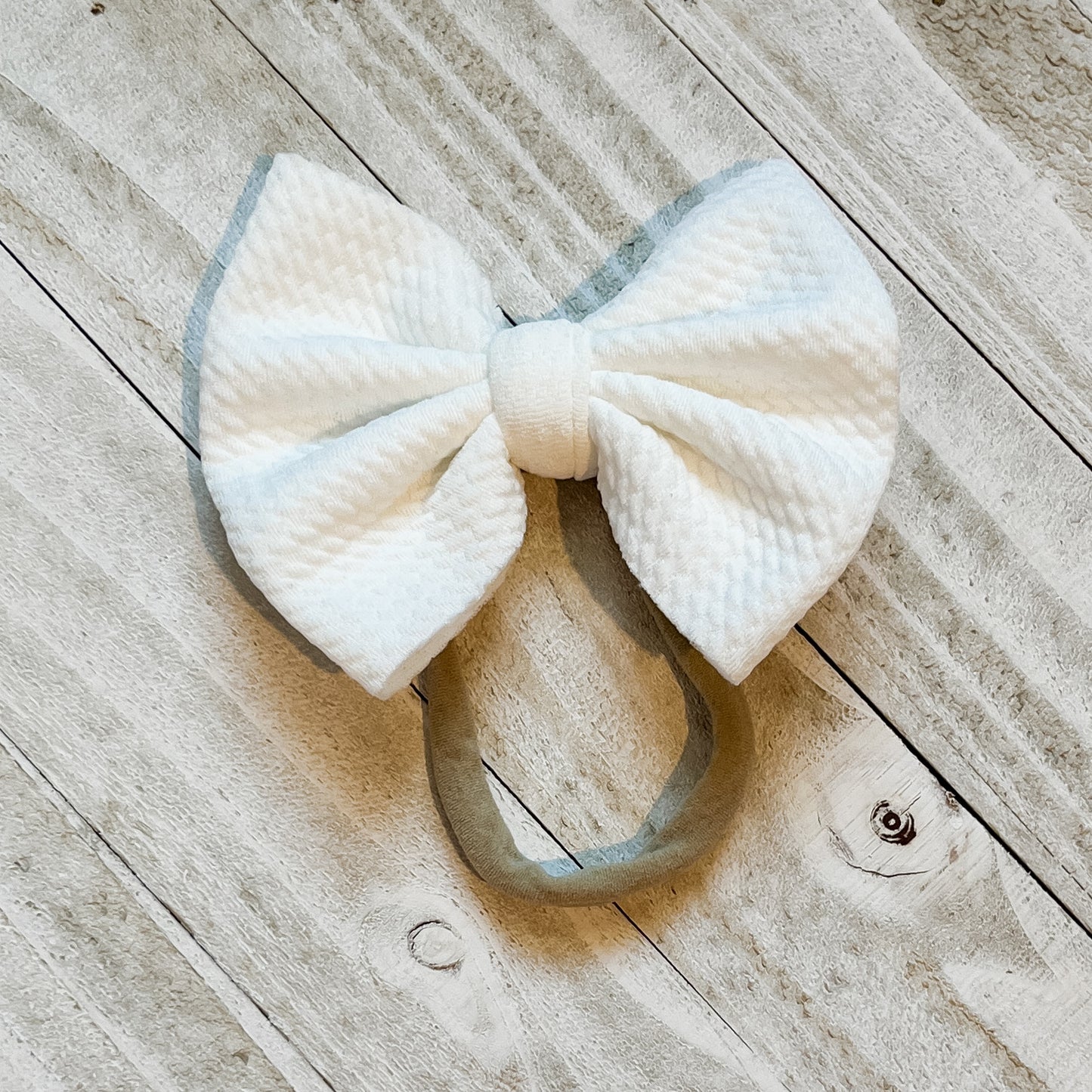 Mini Nylon Bow Stretchy Headband