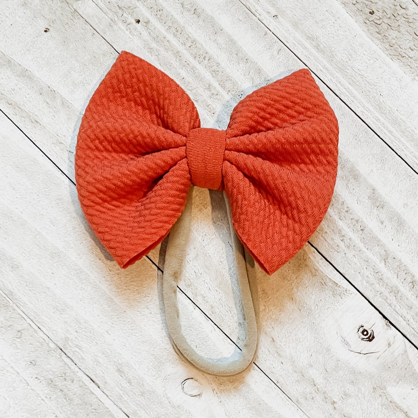 Mini Nylon Bow Stretchy Headband