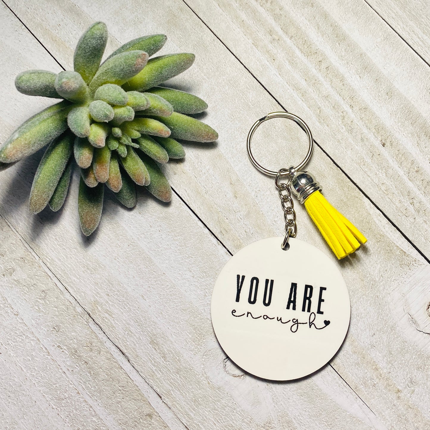 You are Enough Keychain