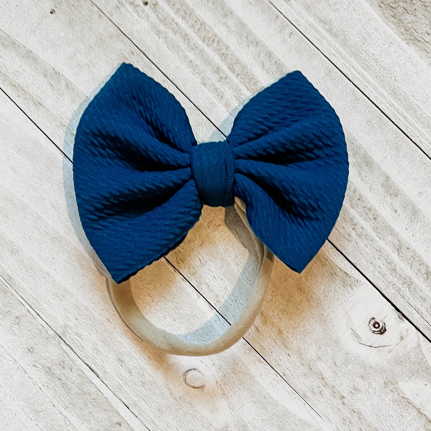 Mini Nylon Bow Stretchy Headband