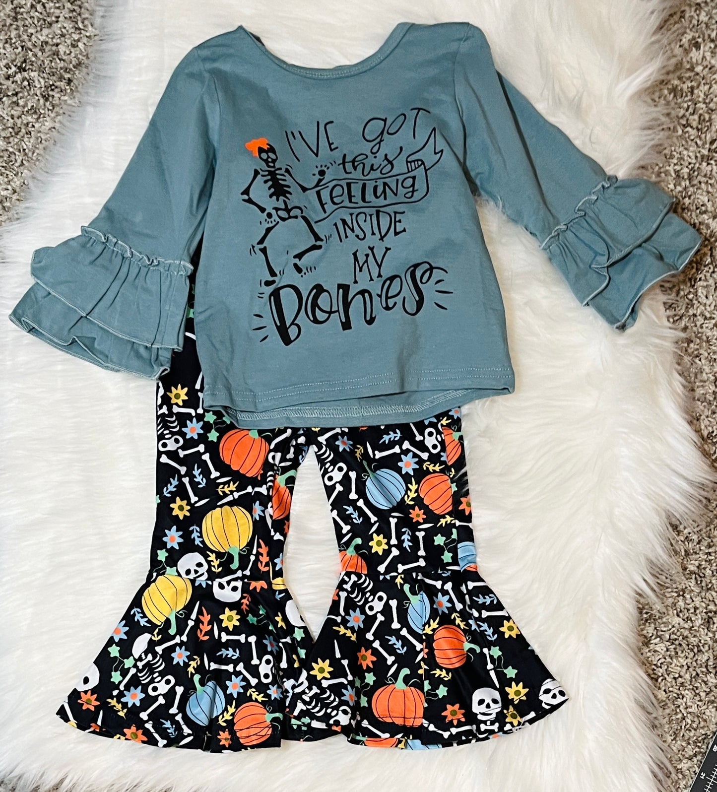 Feeling in my Bones Girls Pants Set