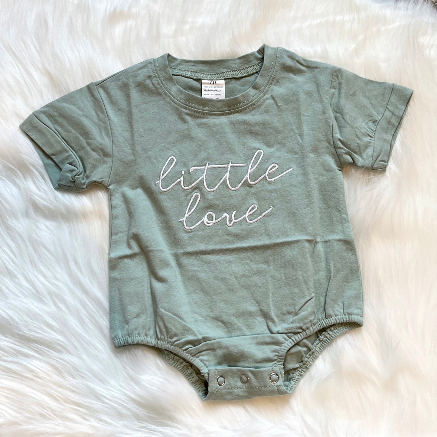 Little Love Embroidered Bubble