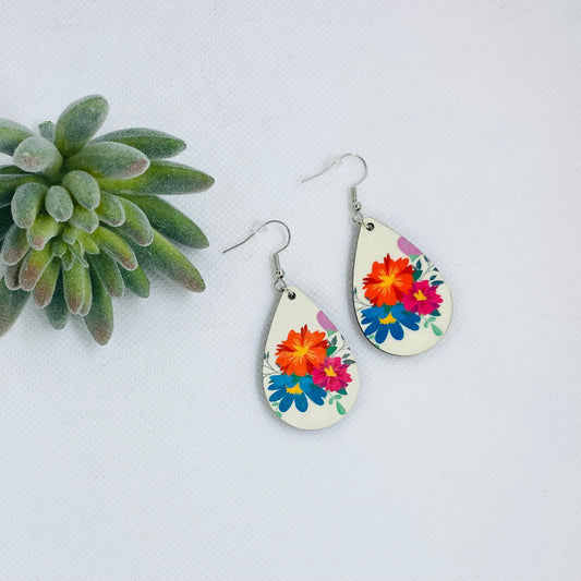 Blissful Bouquet Teardrop Earrings