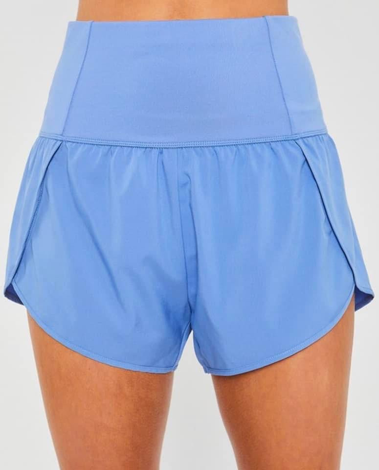 Zipper Pocket Active Wear Shorts