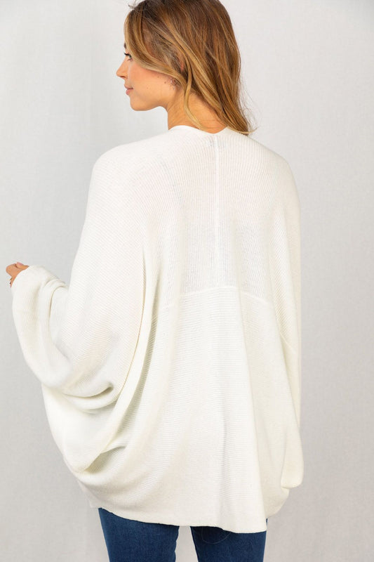 Slouchy Ivory Cardigan