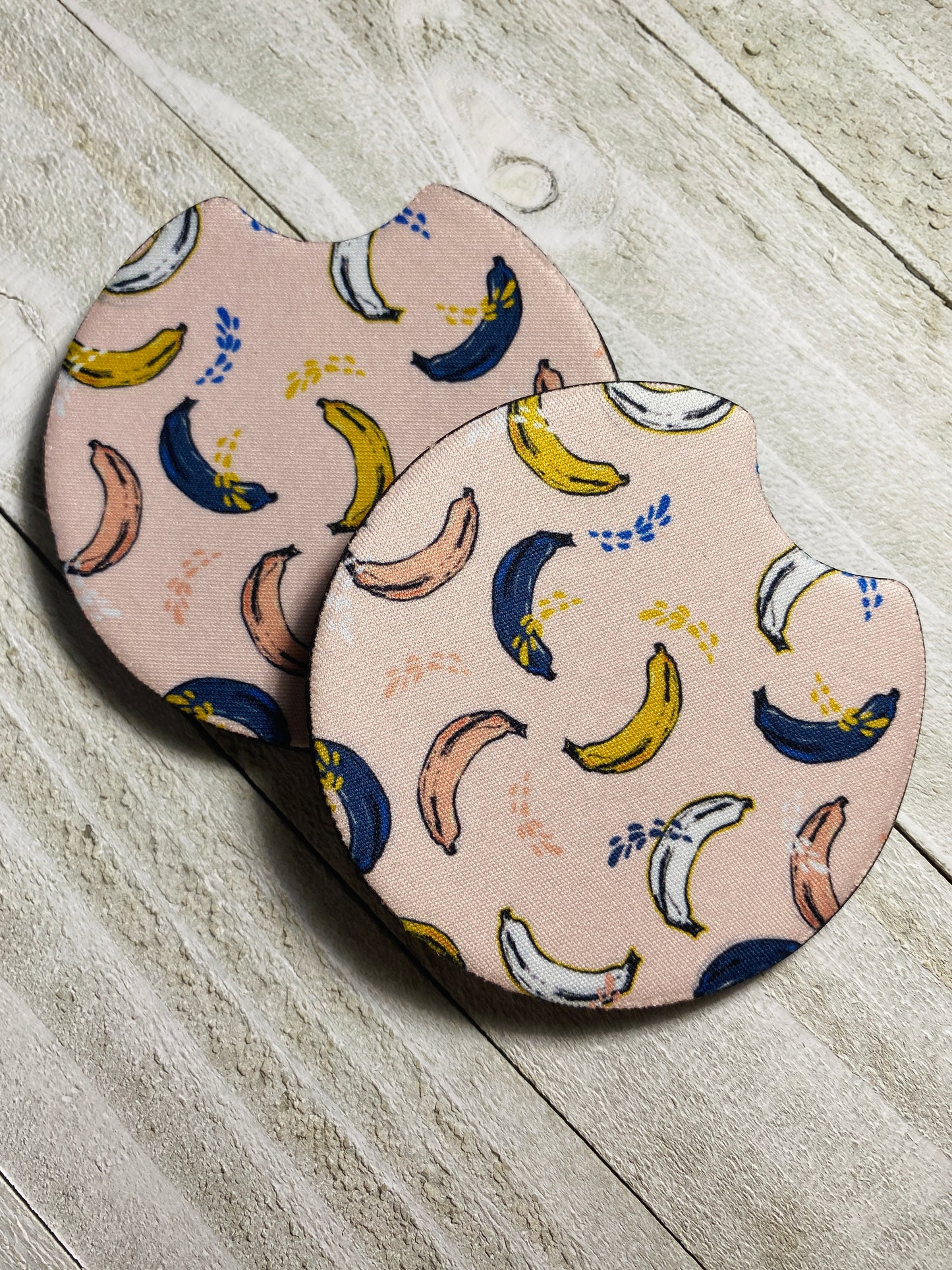 Trendy Bananas Car Coasters