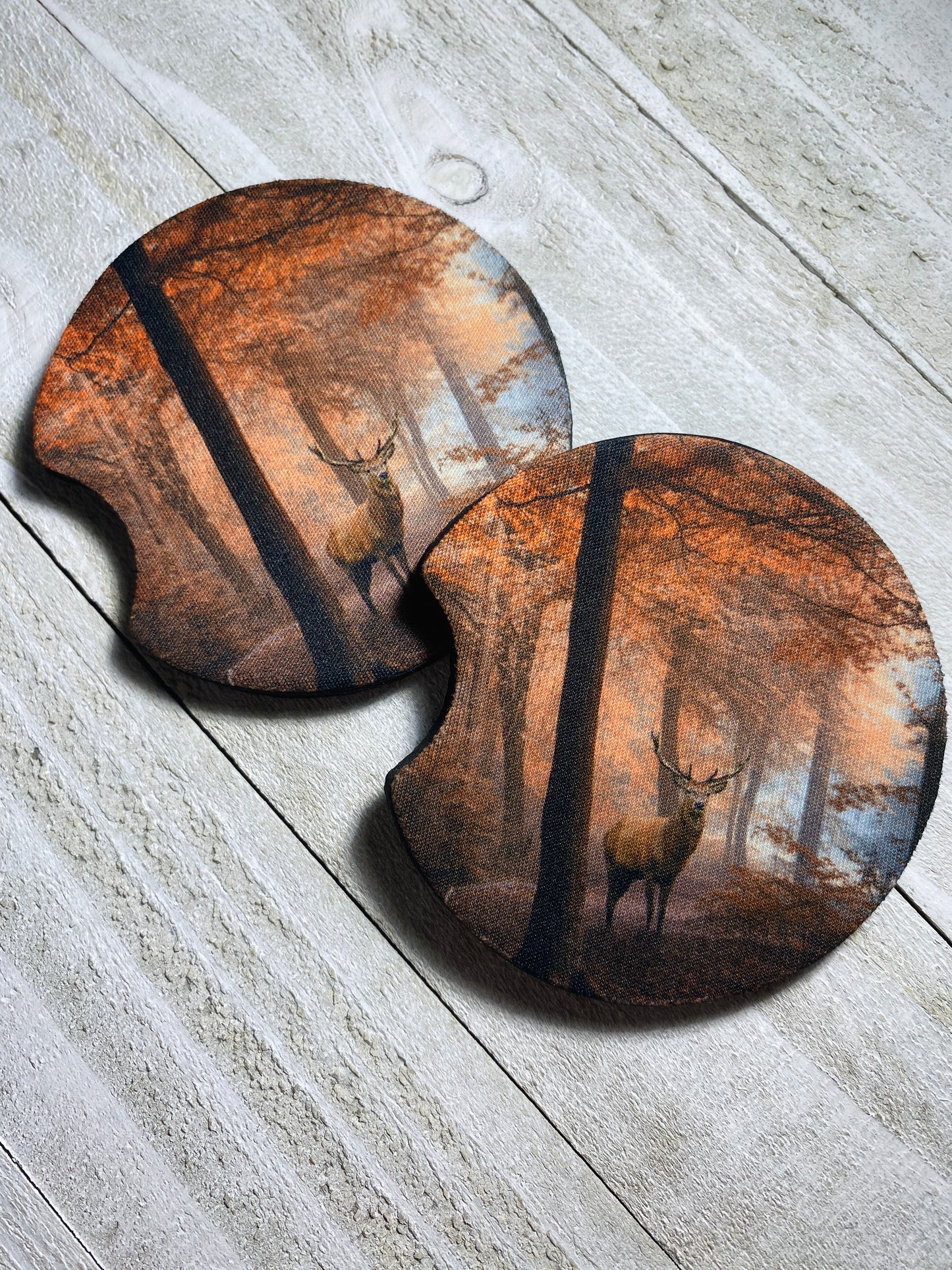 Hunting Deer Car Coasters