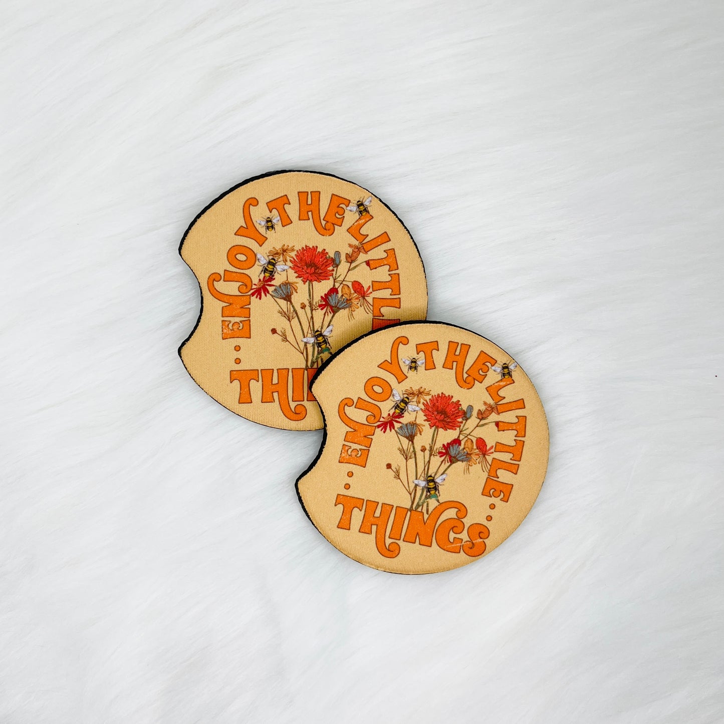 Enjoy Little Things Car Coasters