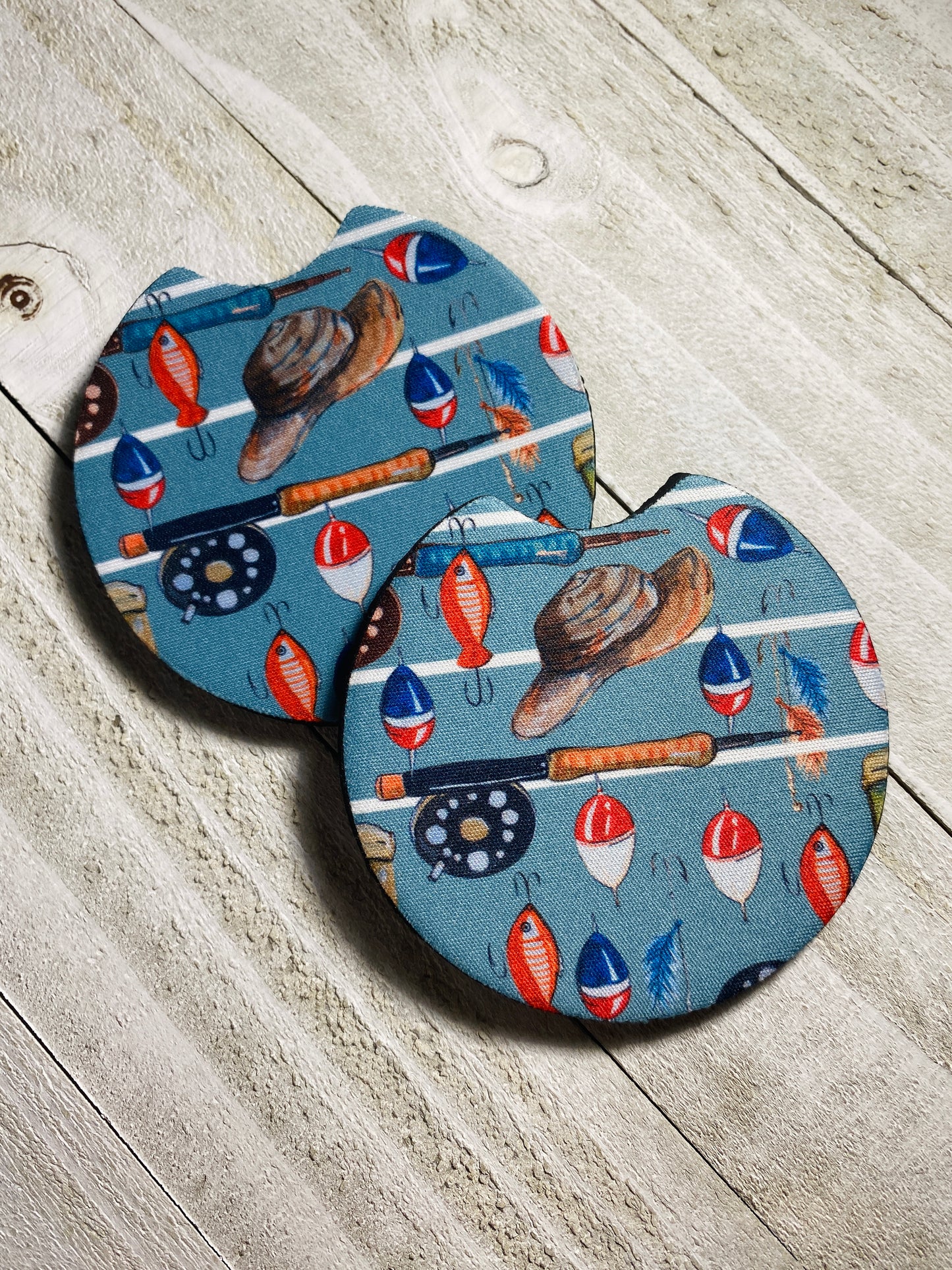 Gone Fishin’ Car Coasters