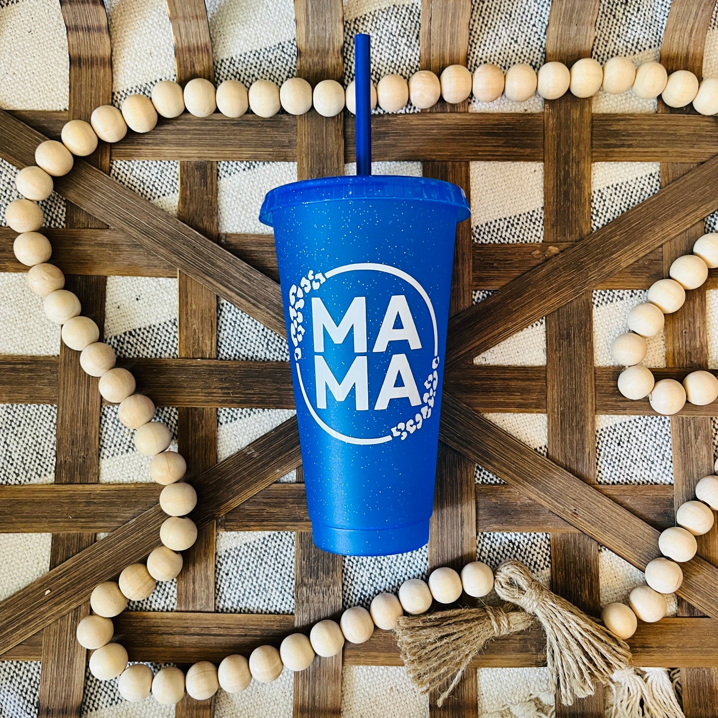 Royal Blue Mama 24oz Cup